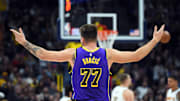 Los Angeles Lakers guard Luka Doncic on Feb 22, 2025.
