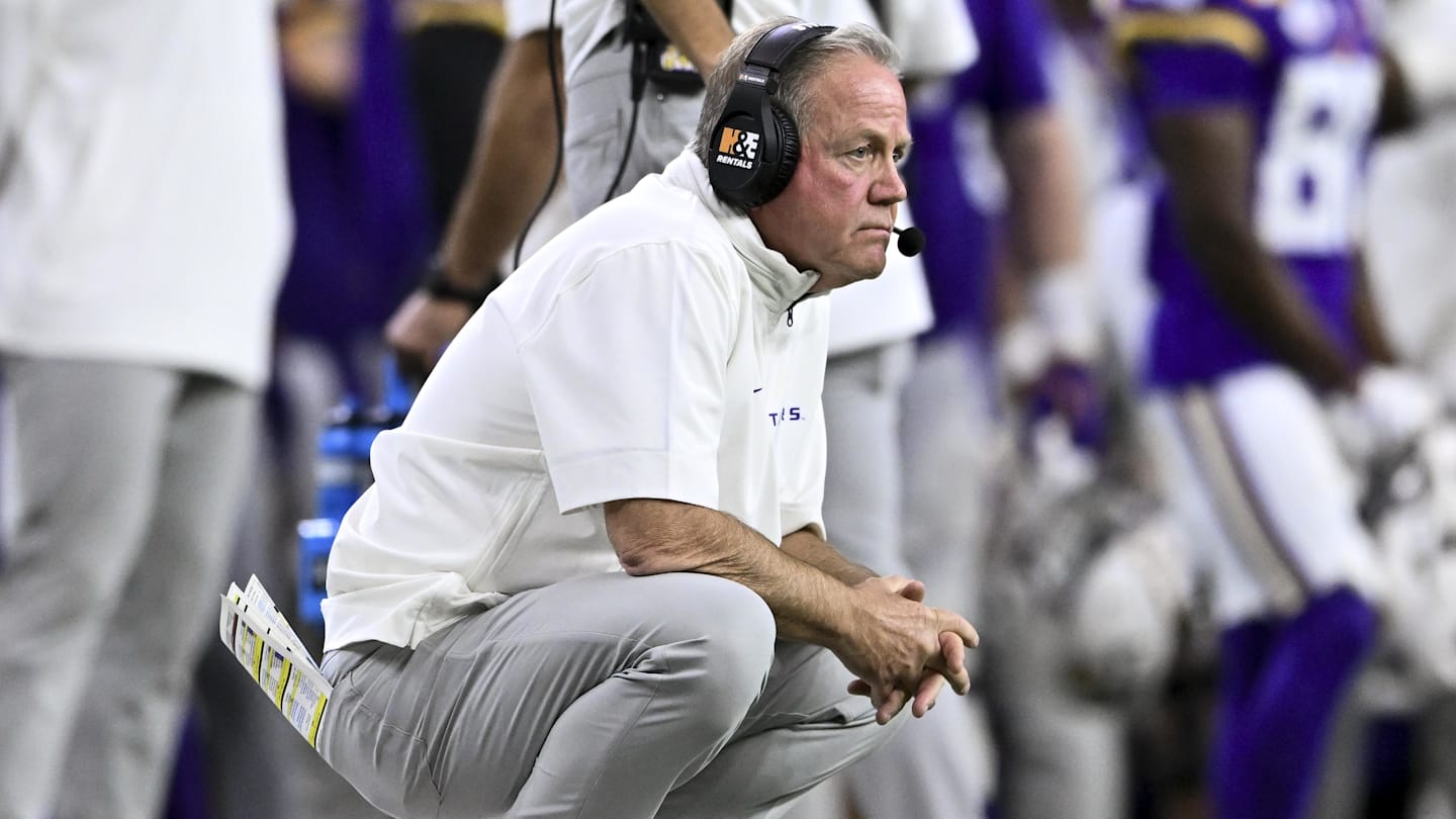 LSU Coach Brian Kelly Labels Clemson Stadium Death Valley Jr. Ahead Season Opener