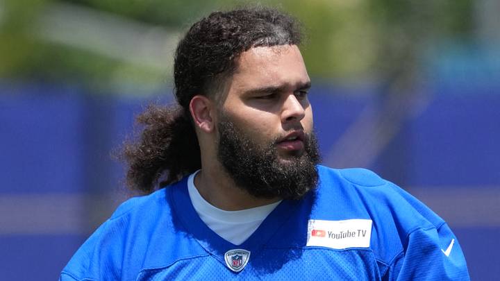 Los Angeles Rams tackle Keagen Trost.