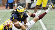 Michigan Wolverines linebacker Jaishawn Barham