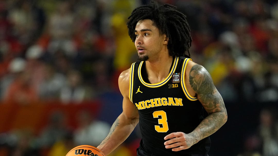 Michigan Wolverines guard Elliot Cadeau (3)