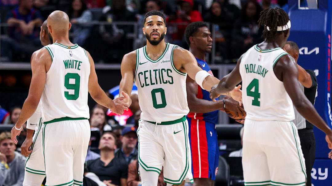 Boston Celtics, NBA Trade Rumors, Jayson Tatum, Jaylen Brown, Jrue Holiday, Kristaps Porzingis