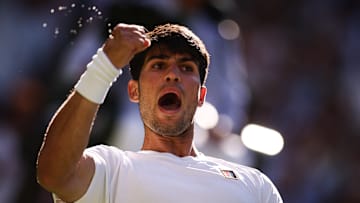 Carlos Alcaraz at Wimbledon