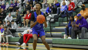 Richmond Heights' Dorian Jones looks to make a play against Fairfield in the first half at Mason High School, Nov. 26, 2021.

Richmond Heights Against Fairfield