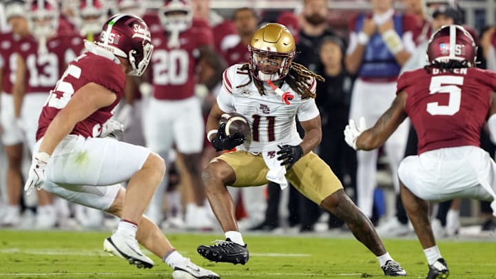 Boston College wide receiver Lewis Bond (11) Boston College wide receiver Lewis Bond (11)