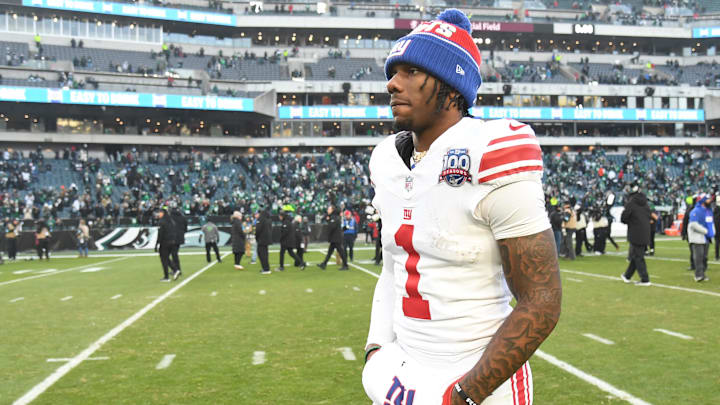 New York Giants wide receiver Malik Nabers on Jan 5, 2025.