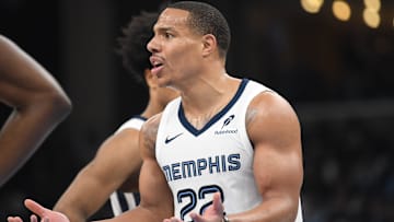 Mar 15, 2025; Memphis, Tennessee, USA; Memphis Grizzlies shooting guard Desmond Bane (22): Matthew Smith-Imagn Images