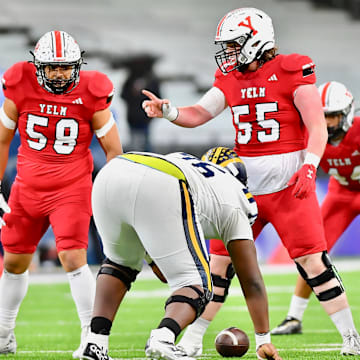 Yelm lost plenty of seniors in its defensive front from last fall, but Shane Creegan (55) will be a key two-way performer in 2024.