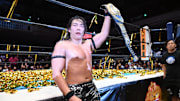 Konosuke Takeshita is the new IWGP World Heavyweight Champion.