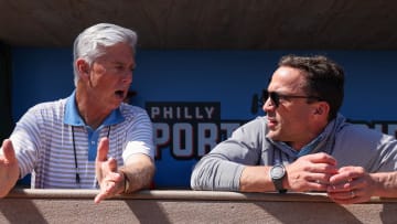 Philadelphia Phillies president of baseball operations Dave Dombrowski and general manager Sam Fuld