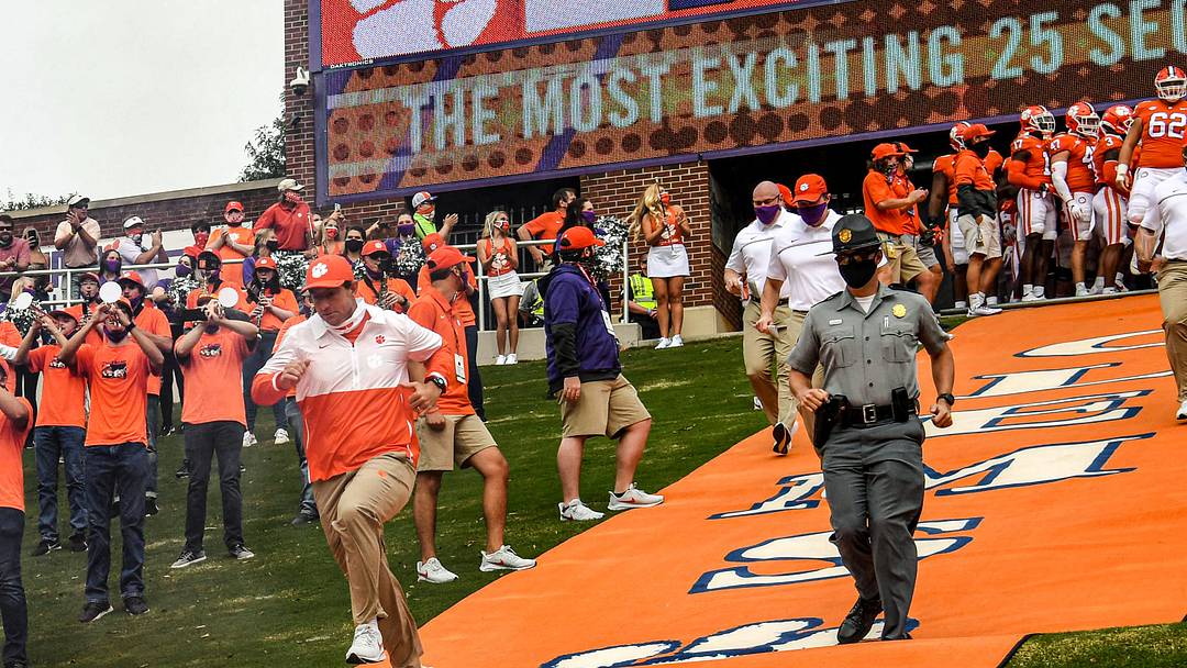 Clemson opens the season with LSU on Sept. 5 inside Tiger Stadium.