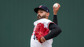 Man at work: Pablo Lopez practicing toward progress as MLB's regular season draws near.
