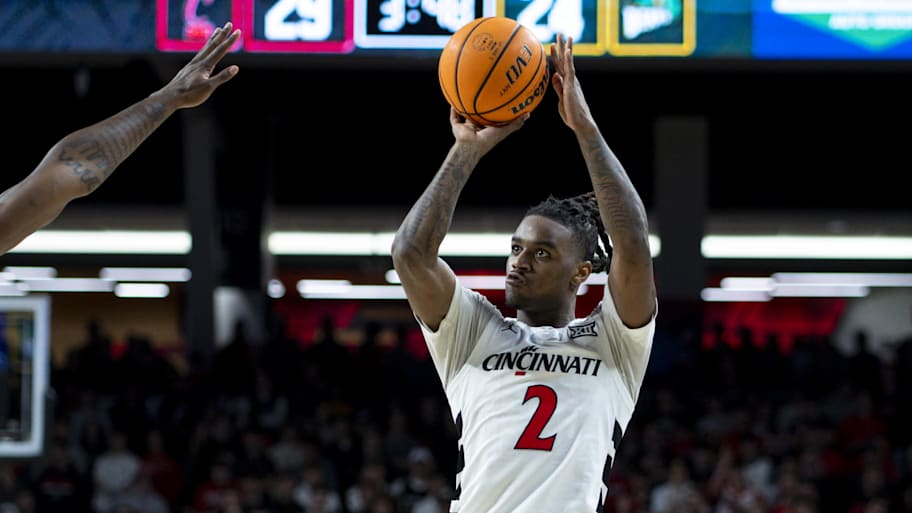 Cincinnati has dismissed starting point guard Jizzle James. | Aaron Doster-Imagn Images