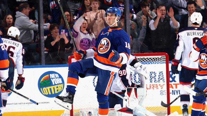 New York Islanders forward Pierre Engvall hopes to continue his resurgence as the Isles look to sneak into the playoffs.