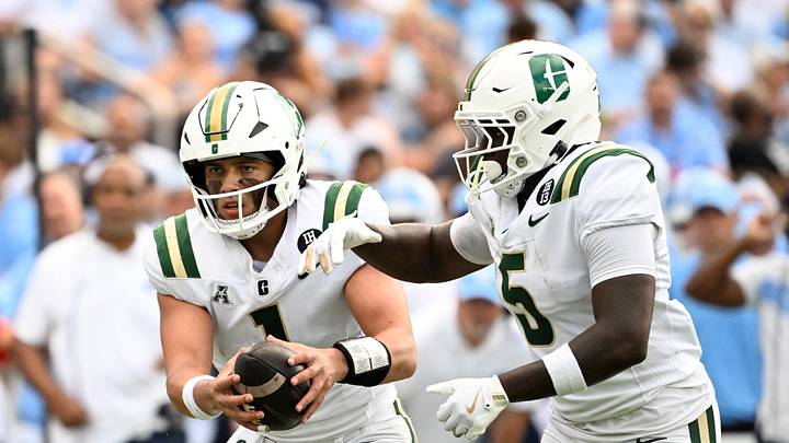 Running back Cartevious Norton (5) gained 525 yards last season for Charlotte  before transferring to USF