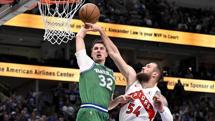 Mavericks' Cooper Flagg goes viral for nasty poster dunk on Toronto Raptors