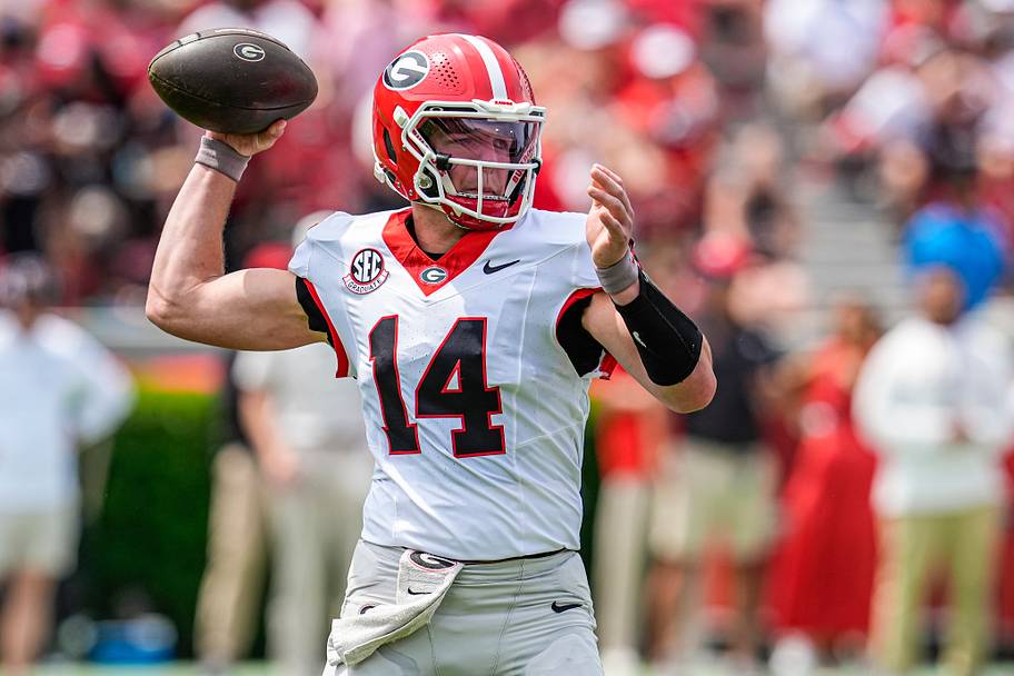 Georgia quarterback Gunner Stockton