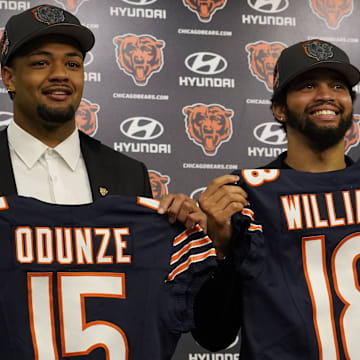 Rome Odunze and Caleb Williams became friends and the Bears' interest was there before the draft last year. Is this kind of thing happening again?