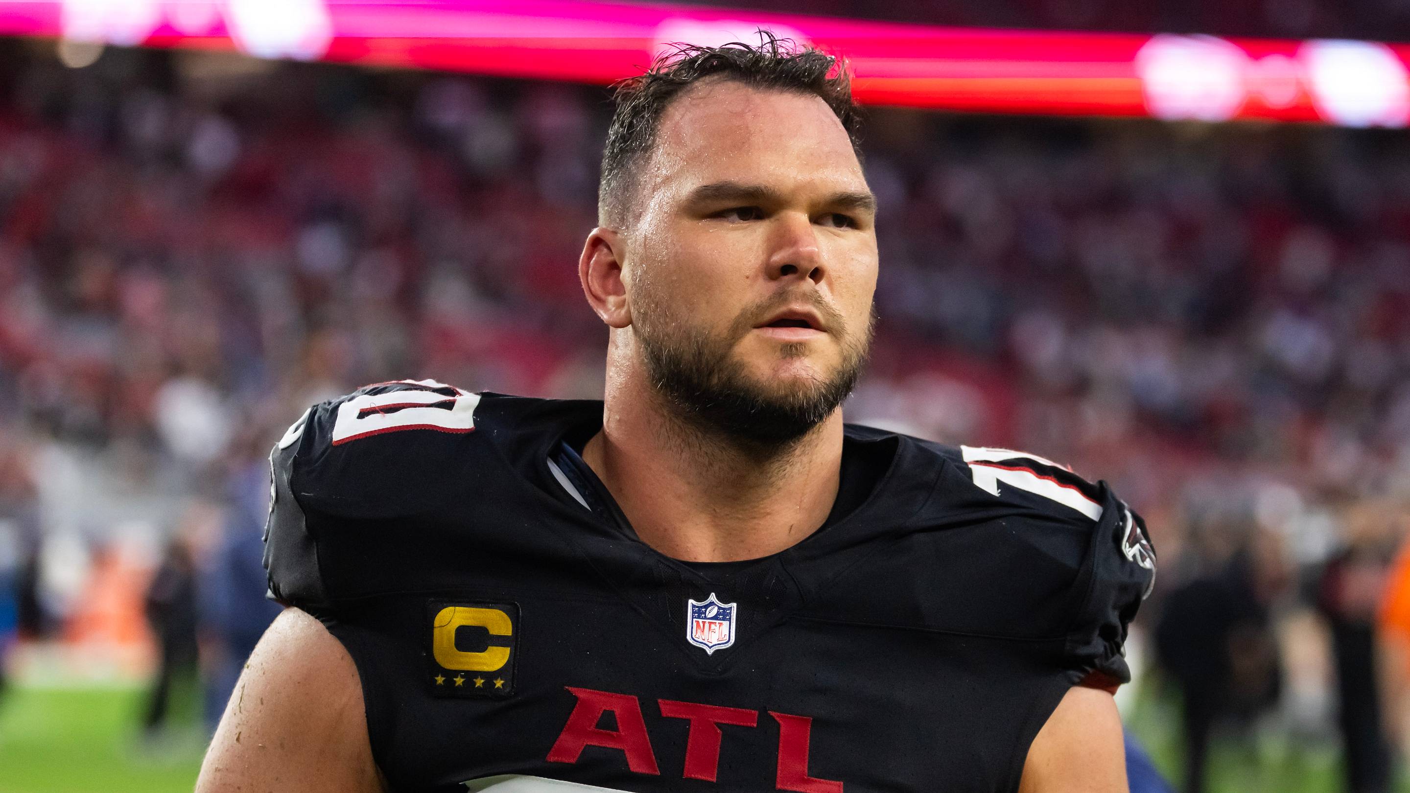 Falcons Injury Updates ahead of Ravens Clash, Including OL Jake Matthews
