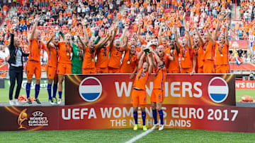 L'Olanda vincitrice del Women's Euro 2017