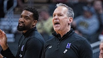  Northwestern Wildcats head coach Chris Collins