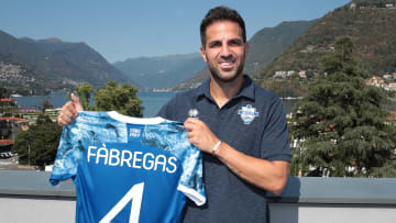 Como Calcio Unveil New Signing Cesc Fabregas