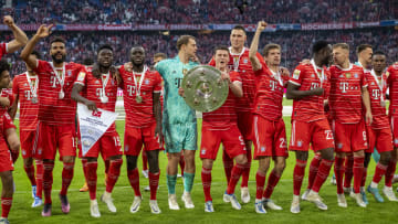 Bayern Munich paraded the Meisterschale after their 2-2 with Stuttgart last time out