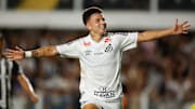 Barreal foi um dos destaques do Santos contra o Atlético-MG