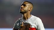 André Silva marcou dois gols pelo Tricolor Paulista contra o Bragantino