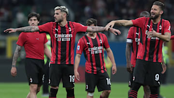 Theo Hernandez e Olivier Giroud