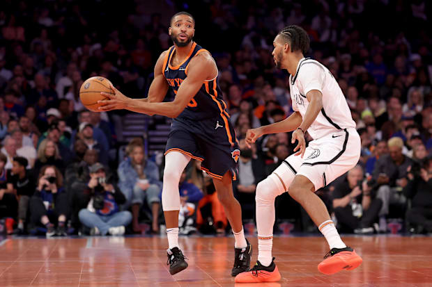 New York Knicks forward Mikal Bridges