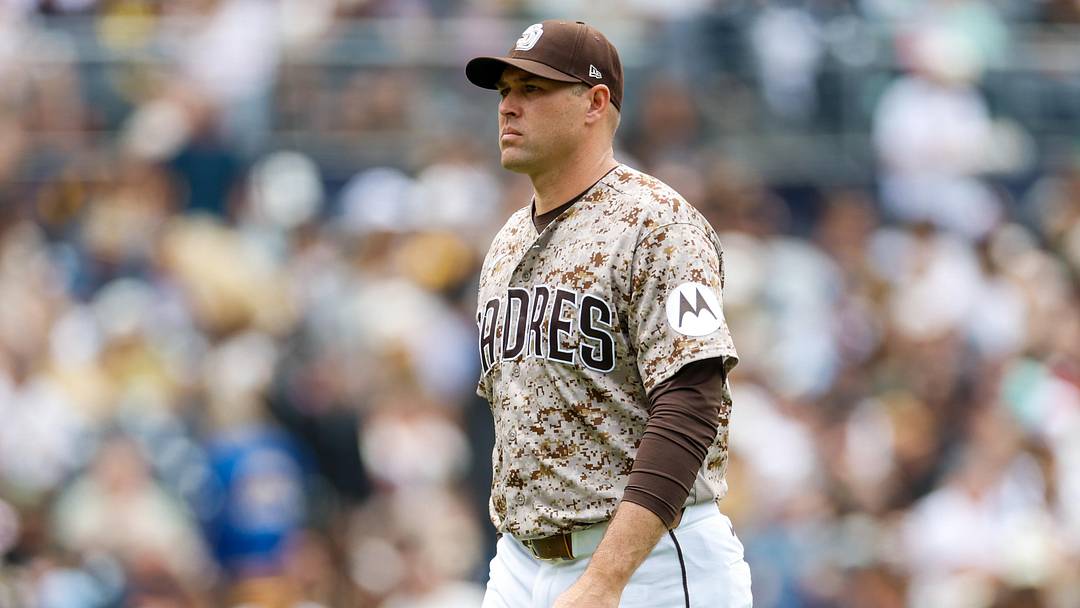 May 24, 2026; San Diego, California, USA; San Diego Padres manager Craig Stammen (14) walks off the field during the fourth inning against the Athletics at Petco Park. Mandatory Credit: David Frerker-Imagn Images May 24, 2026; San Diego, California, USA; San Diego Padres manager Craig Stammen (14) walks off the field during the fourth inning against the Athletics at Petco Park. Mandatory Credit: David Frerker-Imagn Images