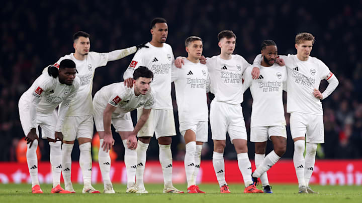 The Gunners fell on penalties