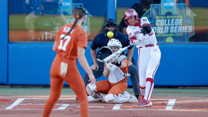 Texas vs. OU 2024 WCWS