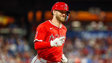 Los Angeles Angels outfielder Taylor Ward
