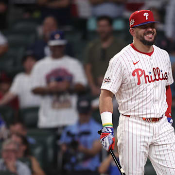 Kyle Schwarber hit three homers in the swing-off to decide the All-Star Game