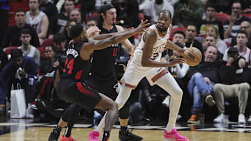 Kevin Durant had the Miami Heat on his final list of teams he wanted to be traded to. The Heat striking out on Durant makes it harder for them to challenge the Orlando Magic atop the Southeast Division.