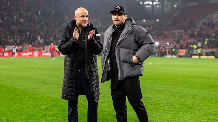 Rouven Schröder mit Eugen Polanski