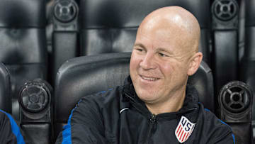 November 12, 2017; San Jose, CA, USA; Team USA goalkeeper coach Graeme Abel before the match against Canada at Avaya Stadium.