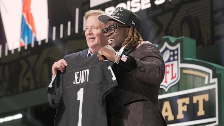 Ashton Jeanty will be the most coveted fantasy rookie next season after being picked sixth overall by the Las Vegas Raiders. Ashton Jeanty will be the most coveted fantasy rookie next season after being picked sixth overall by the Las Vegas Raiders.