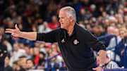 San Diego State head coach Brian Dutcher.