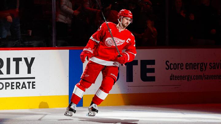 Dylan Larkin, captain of the Detroit Red Wings Dylan Larkin, captain of the Detroit Red Wings