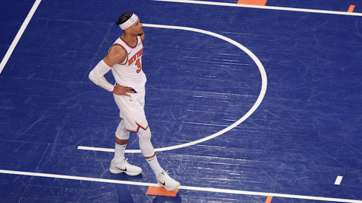 New York Knicks guard Josh Hart on May 23, 2025. New York Knicks guard Josh Hart on May 23, 2025.