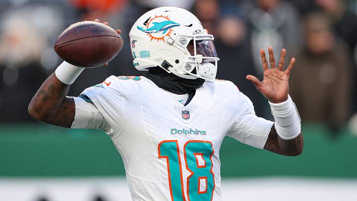 Miami Dolphins quarterback Tyler Huntley