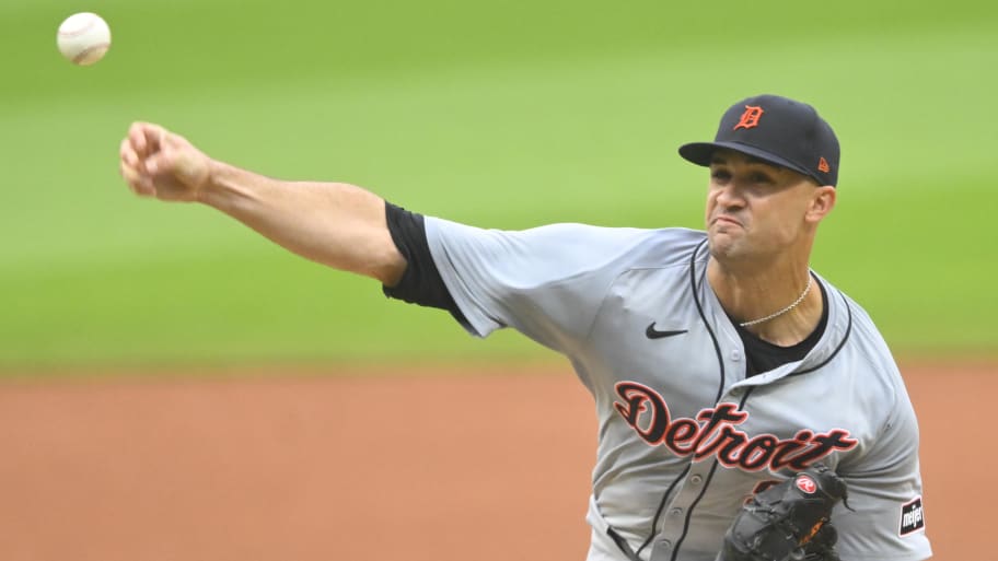 Tigers pitcher Jack Flaherty