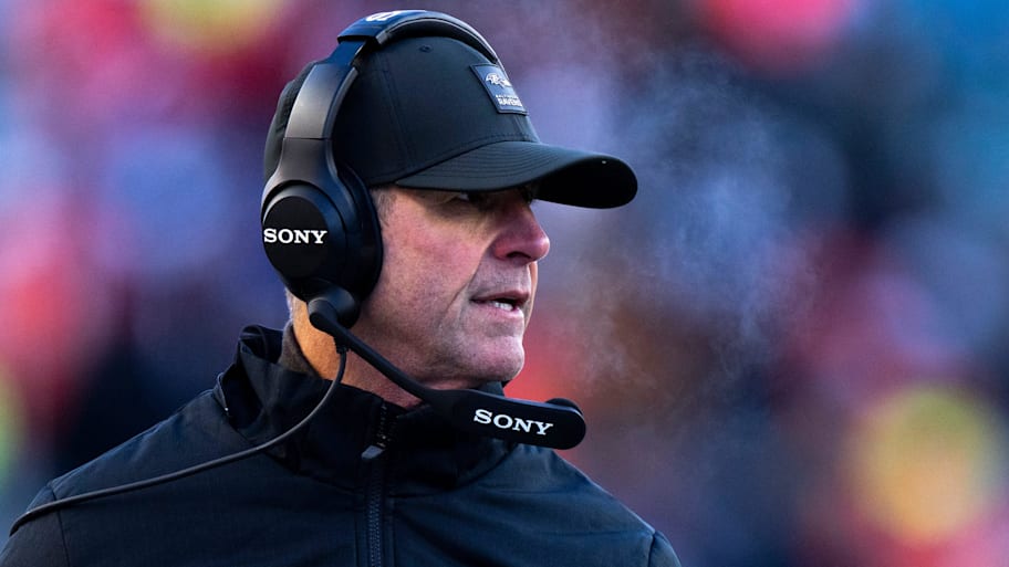 Baltimore Ravens head coach John Harbaugh