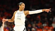 Las Vegas Aces center A'ja Wilson is a great prop target in Game 4. 