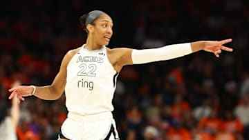 Las Vegas Aces center A'ja Wilson is a great prop target in Game 4. 