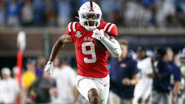 Sep 21, 2024; Oxford, Mississippi, USA; Mississippi Rebels wide receiver Tre Harris.