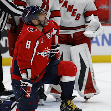Alex Ovechkin and Washington's season came to an abrupt end after having the best record in the Eastern Conference in a season where Ovechkin broke Wayne Gretzky's all-time goals record. 